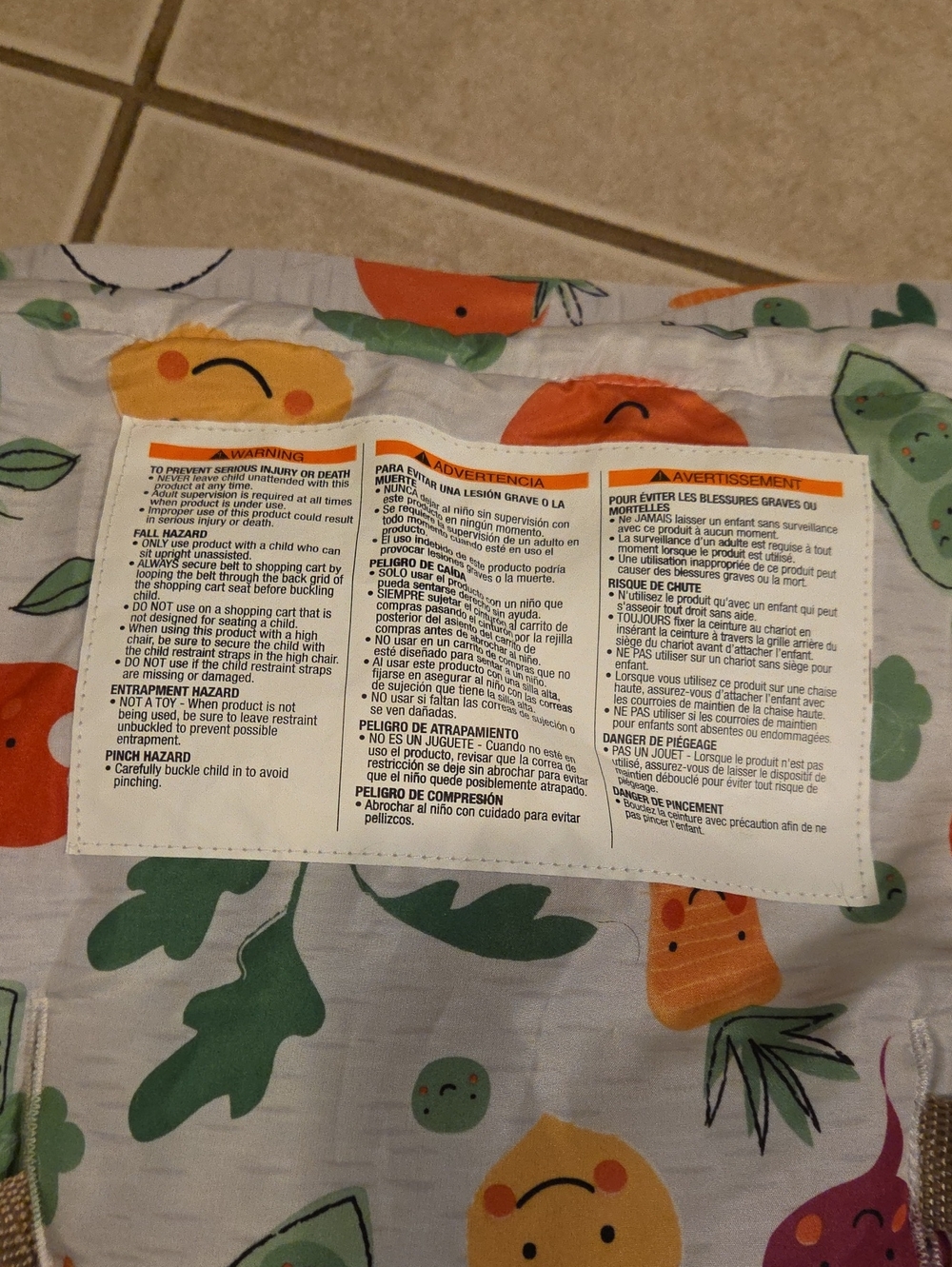 Boppy Cart And High Chair Cover - Picture 6 of 8